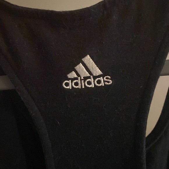 Women’s Adidas black racer back tank - Picture 2 of 7